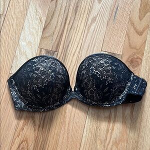 Elegant Black Lace Bra